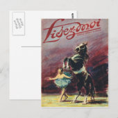 Hoesje, Lisez-Moi, circusprestaties Briefkaart (Voorkant / Achterkant)