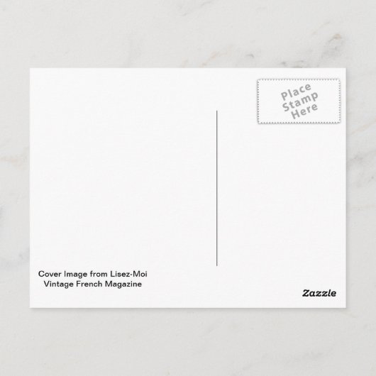 Hoesje, Lisez-Moi, circusprestaties Briefkaart (Achterkant)