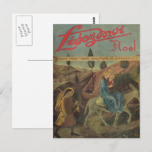 Hoesje, Lisez-Moi, weg naar Bethlehem Briefkaart (Voorkant / Achterkant)