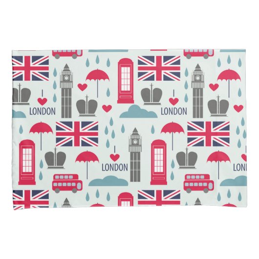 Hoesje London ThMED Pillow Kussensloop (Voorkant-Rechts)