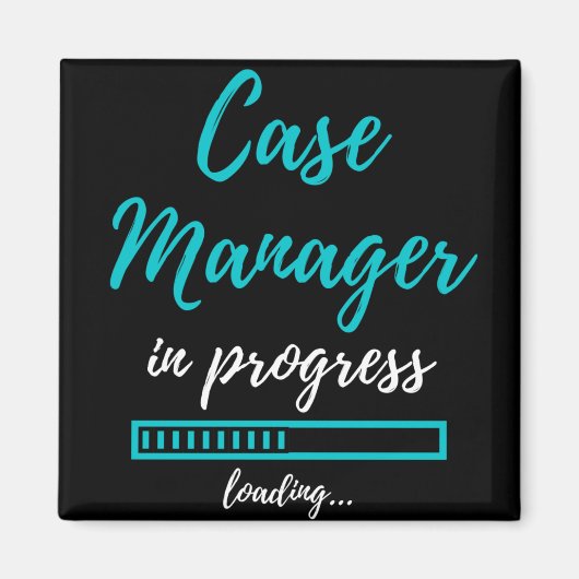 Hoesje Manager aan de gang Magneet (Voorkant)
