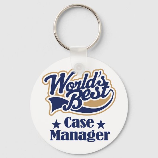Hoesje Manager-cadeau (beste werelden) Sleutelhanger (Voorkant)