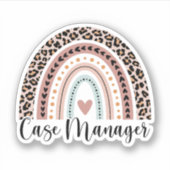 Hoesje Manager Gift Social Worker Sticker (Voorkant)