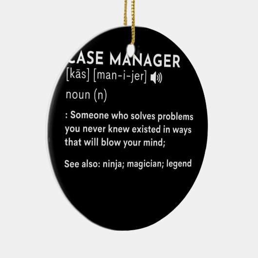 Hoesje Manager in ziekenhuis Superhuman in gezondh Keramisch Ornament (Rechts)