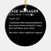 Hoesje Manager in ziekenhuis Superhuman in gezondh Keramisch Ornament (Voorkant)