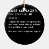 Hoesje Manager in ziekenhuis Superhuman in gezondh Keramisch Ornament (Achterkant)