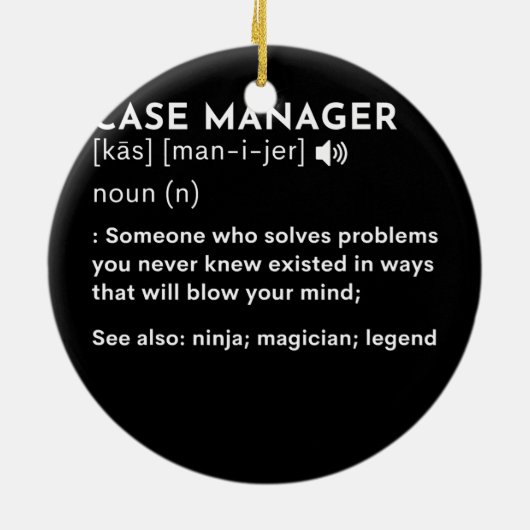 Hoesje Manager in ziekenhuis Superhuman in gezondh Keramisch Ornament (Achterkant)