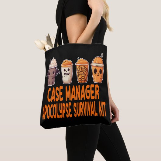 Hoesje Manager Koffieliefhebber Survival Kit Hallo Tote Bag (Dichtbij)