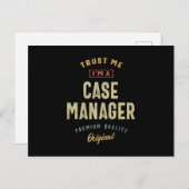 Hoesje Manager Mannen Titel baan Briefkaart (Voorkant / Achterkant)