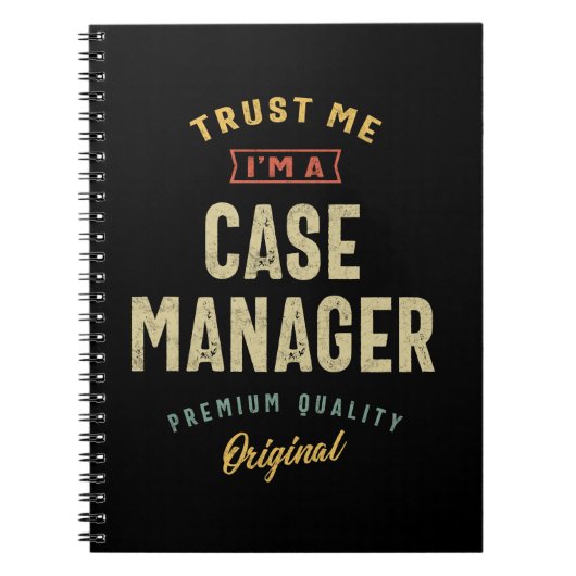 Hoesje Manager Mannen Titel baan Notitieboek (Voorkant)