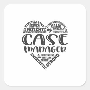 Hoesje Manager, sociale resultaten Vierkante Sticker