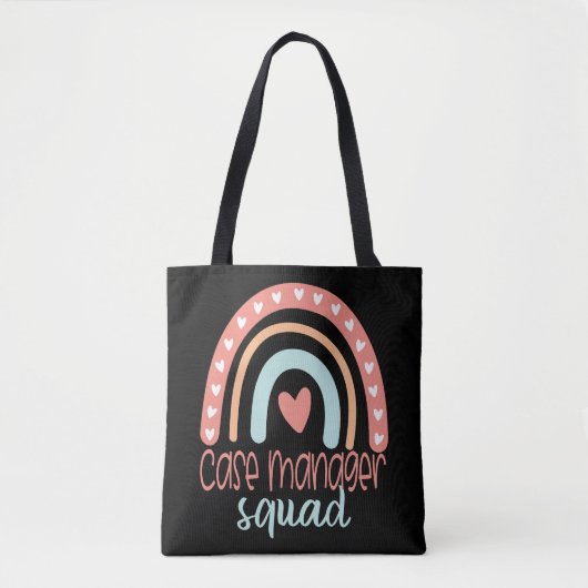 Hoesje Manager Squad Boho Rainbow Tote Bag (Voorkant)
