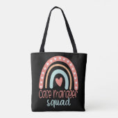 Hoesje Manager Squad Boho Rainbow Tote Bag (Achterkant)
