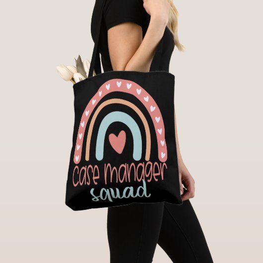 Hoesje Manager Squad Boho Rainbow Tote Bag (Dichtbij)