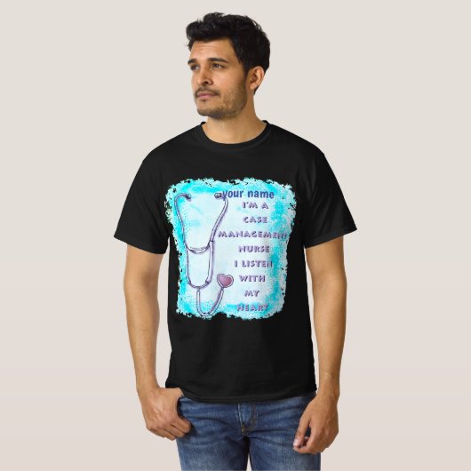 Hoesje Manager zenuwhart T-shirt (Voorkant volledig)