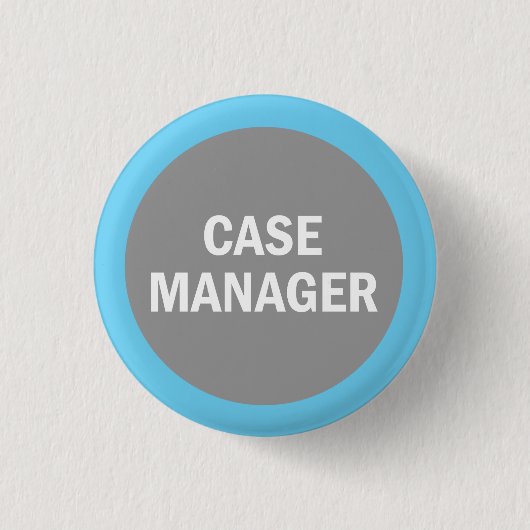 Hoesje Manager ziekenhuislogo Ronde Button 3,2 Cm (Voorkant)