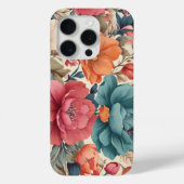 Hoesje-Mate, Apple iPhone 15 Pro, Bloemen Case-Mate iPhone Case (Achterkant)