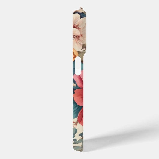 Hoesje-Mate, Apple iPhone 15 Pro, Bloemen Case-Mate iPhone Case (Achterkant / Rechts)