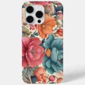Hoesje-Mate, Apple iPhone 15 Pro Max, Bloemen Case-Mate iPhone Case (Achterkant)