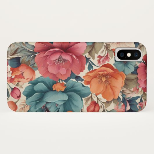 Hoesje-Mate, Apple iPhone x, Bloemen Case-Mate iPhone Case (Achterkant (horizontaal))