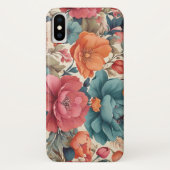 Hoesje-Mate, Apple iPhone x, Bloemen Case-Mate iPhone Case (Achterkant)