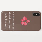 Hoesje-Mate Barely daar Apple iPhone XS Max Hoesje (Achterkant (horizontaal))