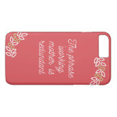 Hoesje-Mate Barely daar iPhone 8 plus/7 plus Hoesj Case-Mate iPhone Case (Achterkant (Horizontaal))