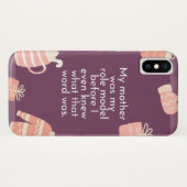 Hoesje-Mate Barely daar iPhone X Hoesje (Achterkant (horizontaal))