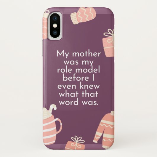 Hoesje-Mate Barely daar iPhone X Hoesje (Achterkant)