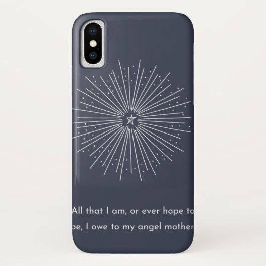 Hoesje-Mate Barely daar iPhone X Hoesje (Achterkant)