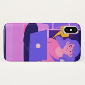 Hoesje-Mate Barely daar iPhone X Hoesje (Achterkant (horizontaal))
