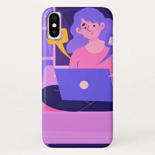Hoesje-Mate Barely daar iPhone X Hoesje (Achterkant)