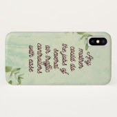 Hoesje-Mate Barely daar iPhone X Hoesje (Achterkant (horizontaal))