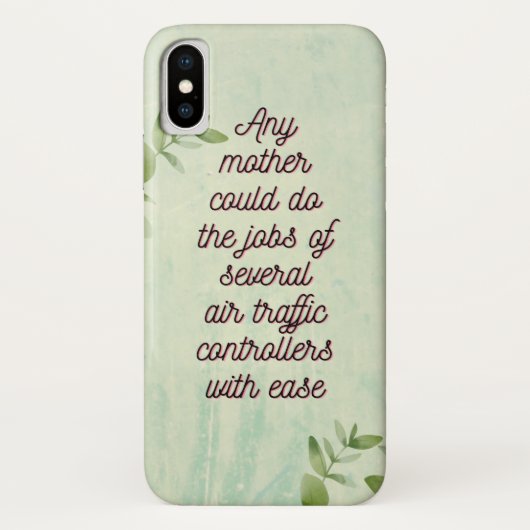 Hoesje-Mate Barely daar iPhone X Hoesje (Achterkant)