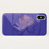 Hoesje-Mate Barely daar iPhone X Hoesje (Achterkant (horizontaal))