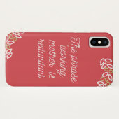 Hoesje-Mate Barely daar iPhone X Hoesje (Achterkant (horizontaal))