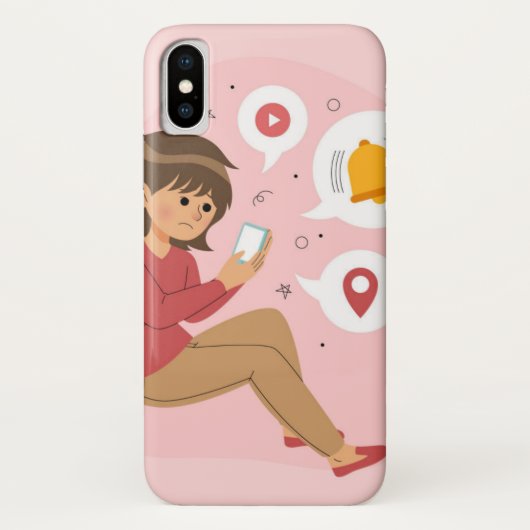 Hoesje-Mate Barely daar iPhone X Hoesje (Achterkant)