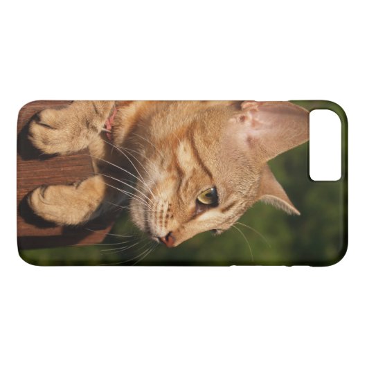 Hoesje-Mate Barely daar plus iPhone 7 Hoesje Kitte (Achterkant (Horizontaal))