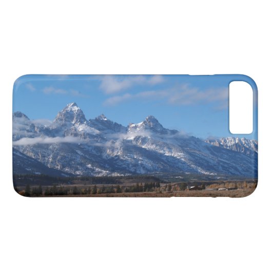 Hoesje-Mate Barely daar plus iPhone 7 Tetons Mts. Case-Mate iPhone Case (Achterkant (Horizontaal))