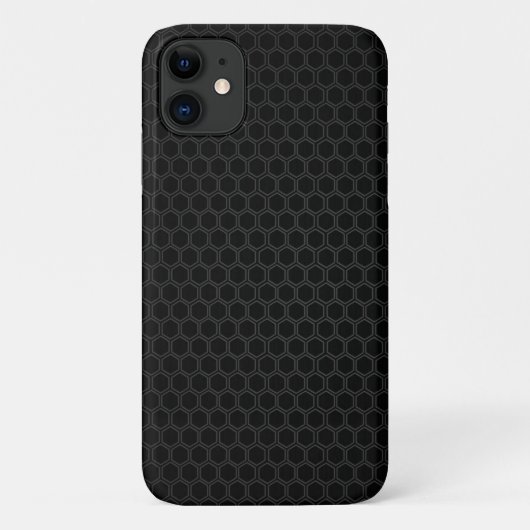 hoesje-Mate Barely daar zwart mesh-patroon Case-Mate iPhone Case (Achterkant)