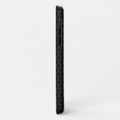 hoesje-Mate Barely daar zwart mesh-patroon Case-Mate iPhone Case (Achterkant/links)