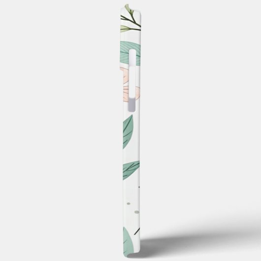 Hoesje-Mate Barely There – Bloemontwerp voor Case-Mate iPhone Case (Achterkant / Links)