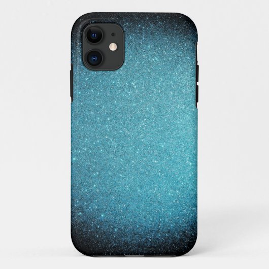 Hoesje-Mate Hoesje Blue Glitter Hipster Contrast S (Achterkant)
