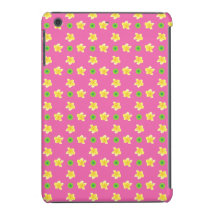 Hoesje-Mate iPad Mini Case: Primroses op Deep Pink