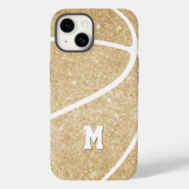 hoesje-Mate iPhon, gouden basketbal voor meisjes Case-Mate iPhone 14 Hoesje