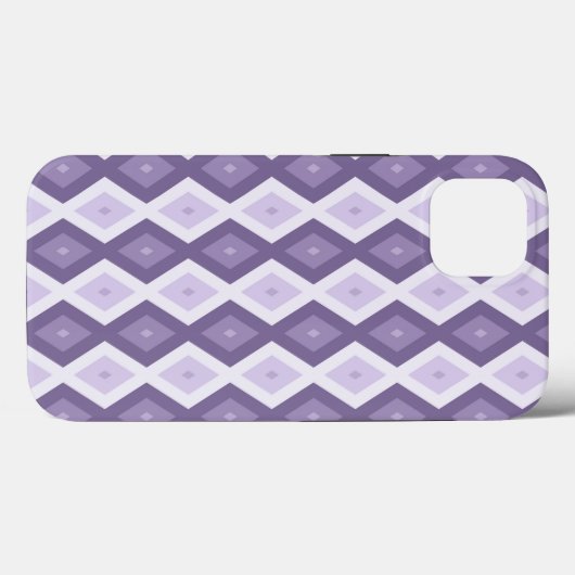 Hoesje-Mate iPhon-lavendiamantpatroon Case-Mate iPhone Case (Achterkant (horizontaal))