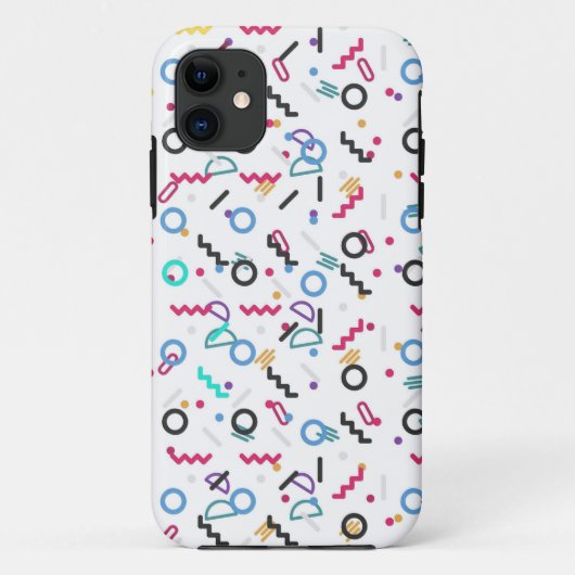 Hoesje-Mate iPhone Case met Abstract Geometric (Achterkant)