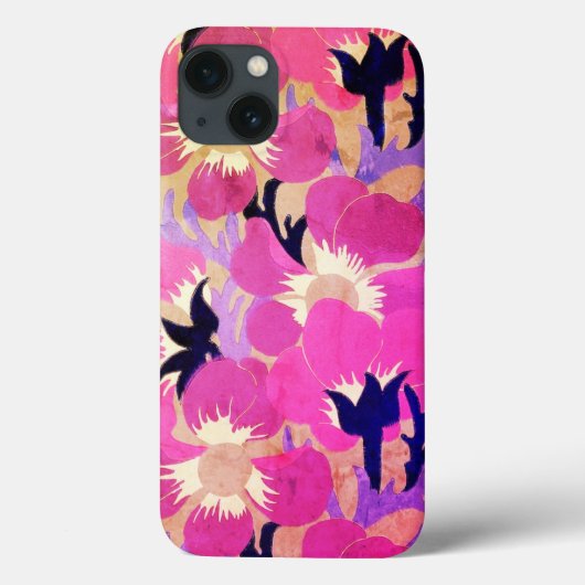 Hoesje-Mate iPhone-draagtas met wielbloemen Case-Mate iPhone Case (Achterkant)