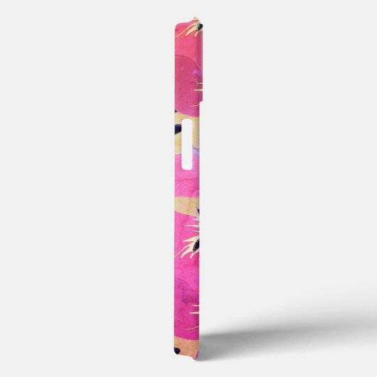 Hoesje-Mate iPhone-draagtas met wielbloemen Case-Mate iPhone Case (Achterkant / Rechts)