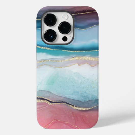Hoesje-Mate iPhone-draagtas voor Agate Pattern Case-Mate iPhone Case (Achterkant)